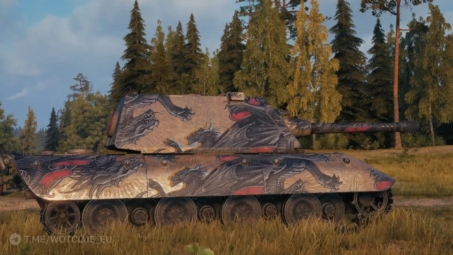 Настраиваемый 2D-cтиль «Король драконов (алый)» из обновления 2.1.1 в World of Tanks