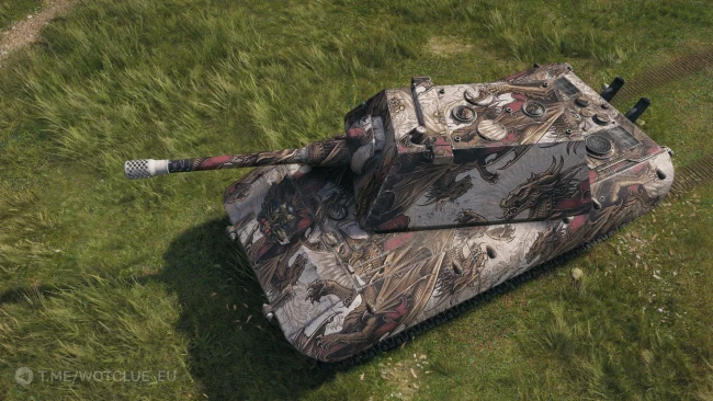 Настраиваемый 2D-cтиль «Король драконов (алый)» из обновления 2.1.1 в World of Tanks