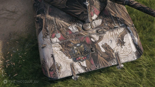 Настраиваемый 2D-cтиль «Король драконов (алый)» из обновления 2.1.1 в World of Tanks