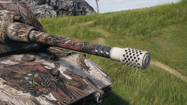 Настраиваемый 2D-cтиль «Король драконов (алый)» из обновления 2.1.1 в World of Tanks