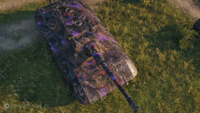 Настраиваемый 2D-cтиль «Король драконов (алый)» из обновления 2.1.1 в World of Tanks