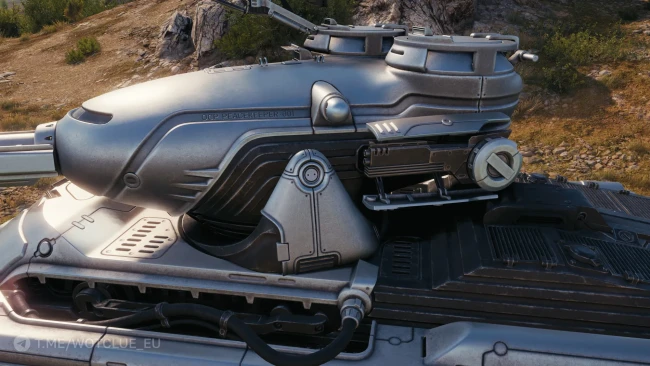 Скриншоты танка Peacekeeper из Боевого пропуска: RoboCop в World of Tanks Скриншоты танка Peacekeeper из Боевого пропуска: RoboCop в World of Tanks