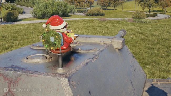 3D-объект «Праздничный гном» в World of Tanks
