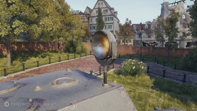 3D-объект «Передвижной прожектор» в World of Tanks