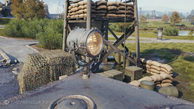 3D-объект «Прожектор» в World of Tanks