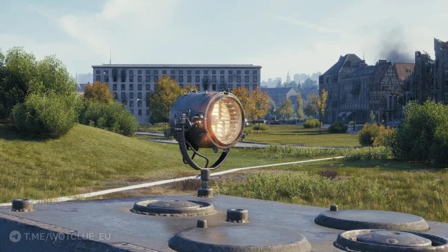3D-объект «Прожектор» в World of Tanks