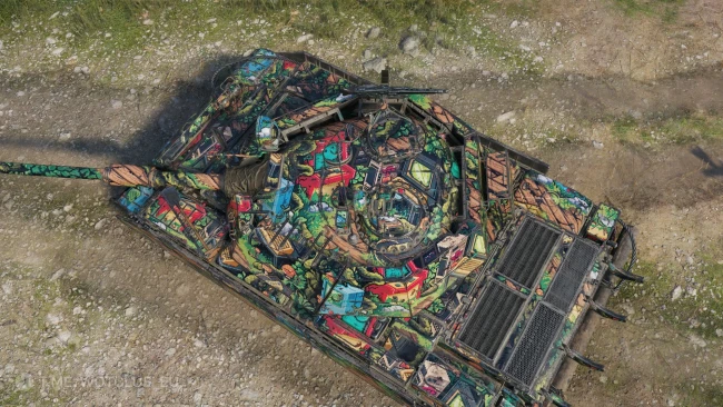 2D-стиль «Цифровые корни» из обновления 2.2 в World of Tanks 2D-стиль «Цифровые корни» из обновления 2.2 в World of Tanks