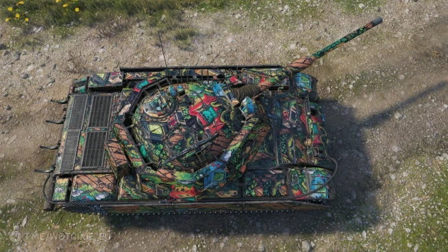 2D-стиль «Цифровые корни» из обновления 2.2 в World of Tanks 2D-стиль «Цифровые корни» из обновления 2.2 в World of Tanks