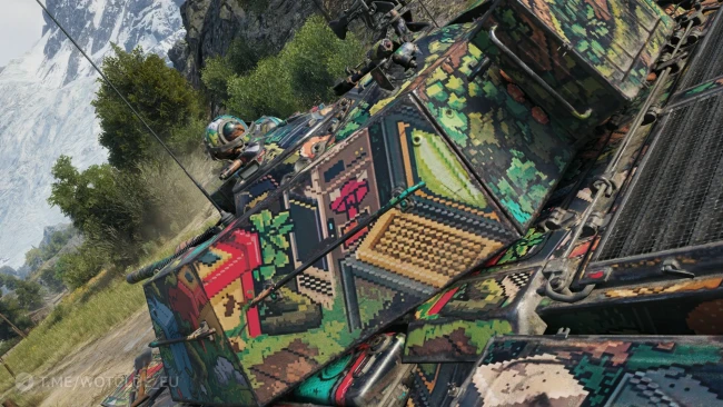 2D-стиль «Цифровые корни» из обновления 2.2 в World of Tanks 2D-стиль «Цифровые корни» из обновления 2.2 в World of Tanks