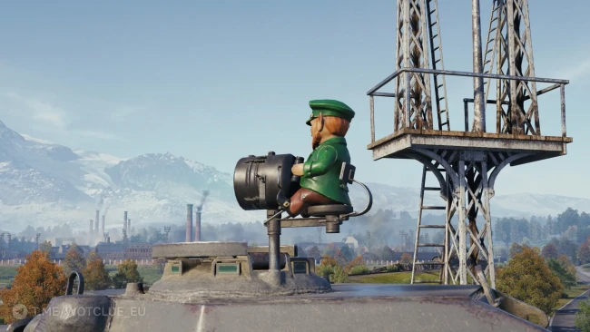 3D-объект «Фонарщик» в World of Tanks