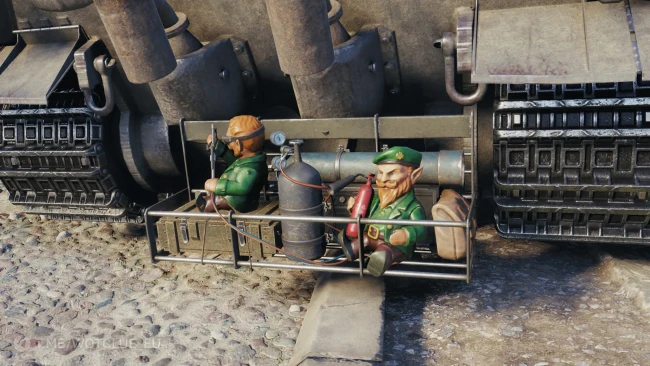 3D-объект «Электрод и автоген» в World of Tanks