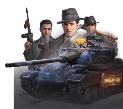 Оформление дополнительной главы Боевого пропуска: Mafia в World of Tanks