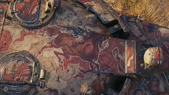 2D-стиль «Пылающий скакун» в World of Tanks