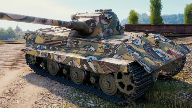 2D-стиль «Мартовский (оливковый)» из патча 1.20 в World of Tanks