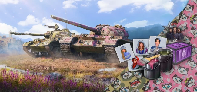 Международный женский день: боевые задачи, трансляции, Twitch Drops и стили в World of Tanks EU