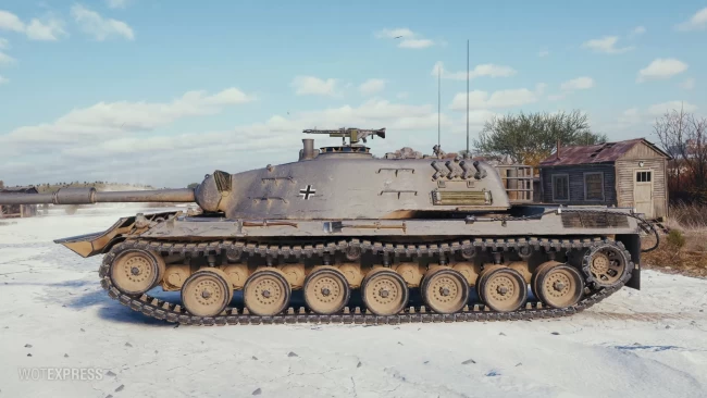 Скриншоты танка Projekt Kpz. 07P(E) с супертеста World of Tanks