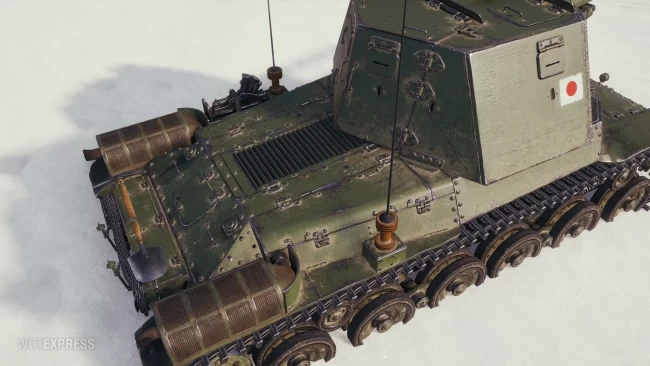 Скриншоты ПТ Type 3 Ho-Ni III из обновления 1.20.1 в World of Tanks
