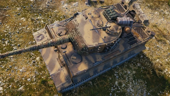 3D-стиль «Кампфгруппа Sandsturm» на прокачиваемого Tiger I в World of Tanks
