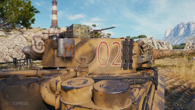3D-стиль «Кампфгруппа Sandsturm» на прокачиваемого Tiger I в World of Tanks