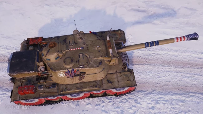 3D-стиль «Индепенденс» для T110E4 в World of Tanks