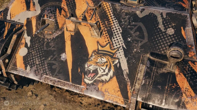 2D-стиль «Тигровые полосы» из обновления 2.3 в World of Tanks 2D-стиль «Тигровые полосы» из обновления 2.3 в World of Tanks