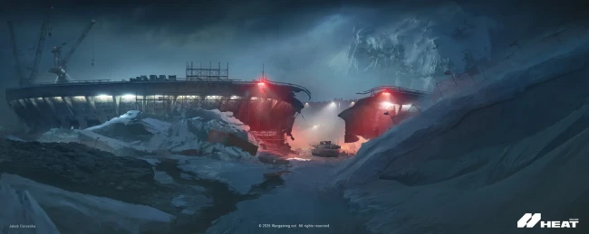 Концепт-арты вышедшей зимней карты «Норд Око» в WoT: HEAT