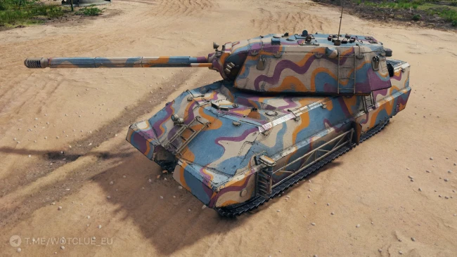 2D-стиль «Взрыв красок» из обновления 2.3.1 в World of Tanks