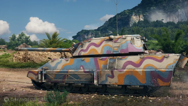 2D-стиль «Взрыв красок» из обновления 2.3.1 в World of Tanks