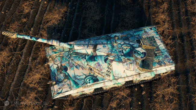 Настраиваемый 2D-стиль «Леди Свобода» из обновления 2.3.1 в World of Tanks