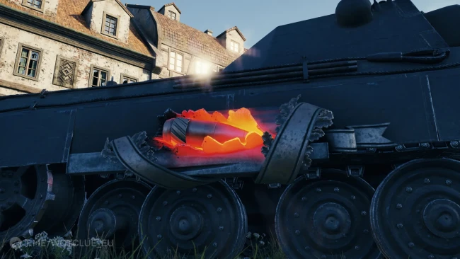 3D-объект «Раскалённый снаряд» из обновления 2.3.1 в World of Tanks
