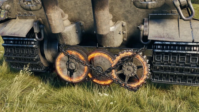 3D-объект «Трофейные катки» из обновления 2.3.1 в World of Tanks