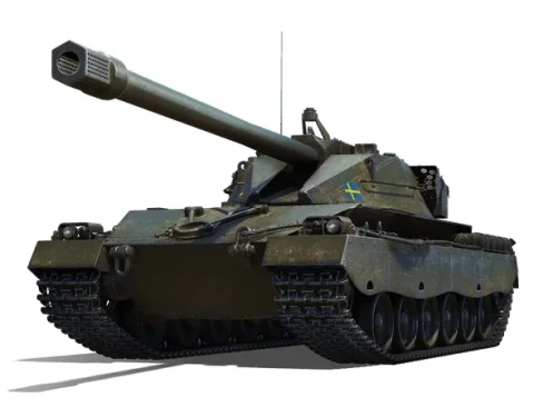 Тяжёлый танк IX уровня Strv T fm/53 на супертесте World of Tanks
