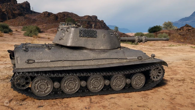 Скриншоты танка Pz.Kpfw. 55 из обновления 2.4 в World of Tanks