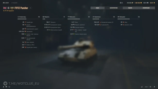 Премиум ПТ-САУ 9 уровня FV112 Puncher на супертесте World of Tanks Премиум ПТ-САУ 9 уровня FV112 Puncher на супертесте World of Tanks