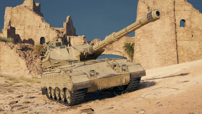 Скриншоты танка FV112 Puncher с супертеста World of Tanks