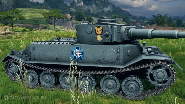 Tiger (P) Leoponsan во всей красе: скриншоты нового танка из Girls und Panzer — World of Tanks