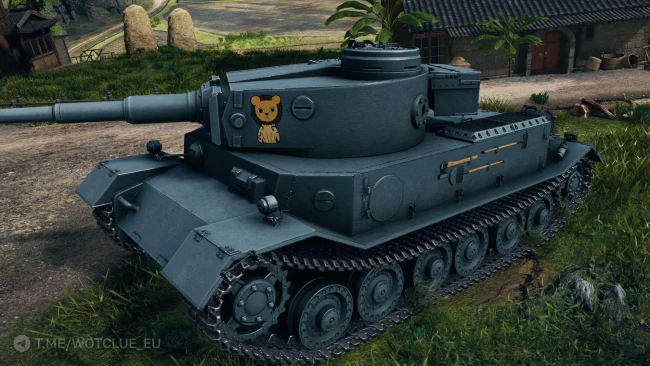 Tiger (P) Leoponsan во всей красе: скриншоты нового танка из Girls und Panzer — World of Tanks