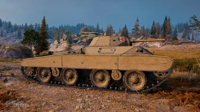 Скриншоты танка M16/43 Sahariano из обновления 1.19 в World of Tanks