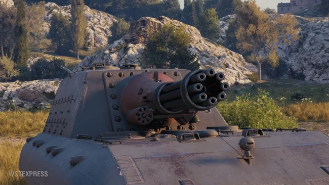 Танк Sturmgeschütz E 100 для режима «Шквальный огонь» в World of Tanks