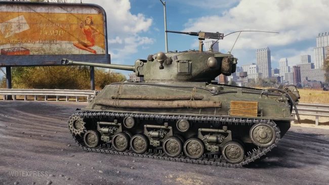 Историчный 3D-стиль «NewOnBoarding» для M4A3E8 Sherman в World of Tanks