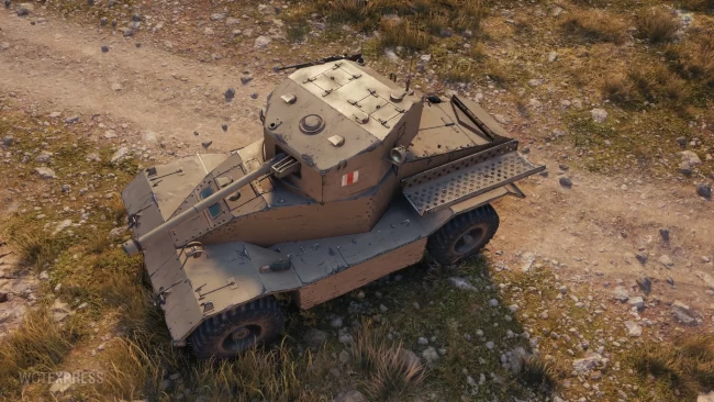 AEC Armoured Car из обновления 1.22 в World of Tanks