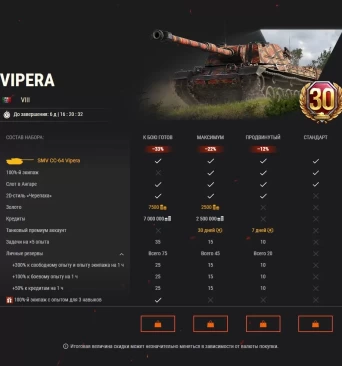 Проскользните к победе на коварной Vipera в World of Tanks!