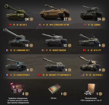 Боевой пропуск 12 сезон World of Tanks 2023: очки, жетоны и даты