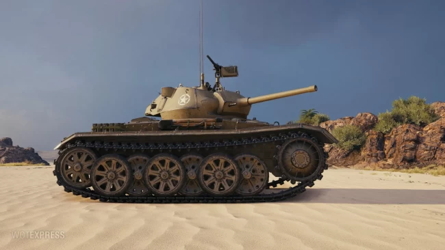 M24 Chaffee No. 594 из обновления 1.23 в World of Tanks