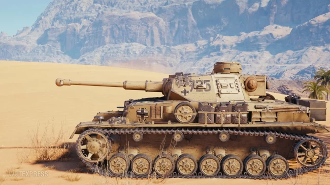 Pz.Kpfw. IV Ausf. F2 из обновления 1.23 в World of Tanks