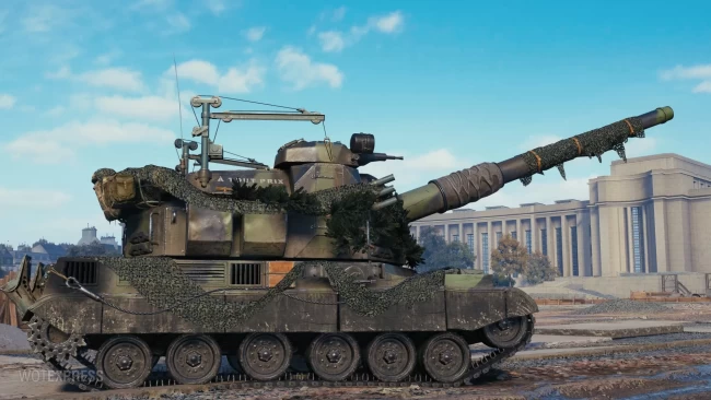 Историчный 3D-стиль «Констеласьон» для танка Bat.-Châtillon 155 58 в World of Tanks