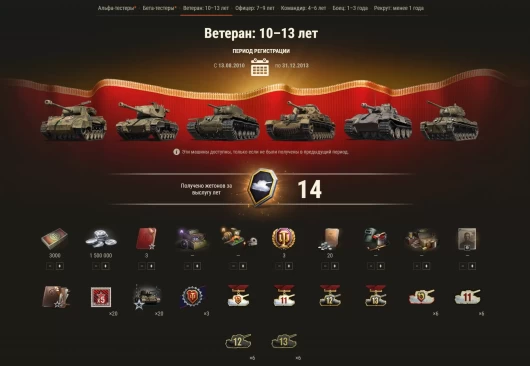 Заслуженная награда 2023 World of Tanks. Подробности