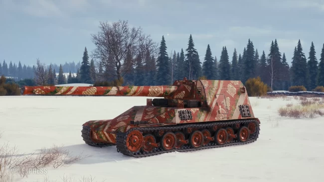 2D-стиль «Рождественский подарок» в World of Tanks