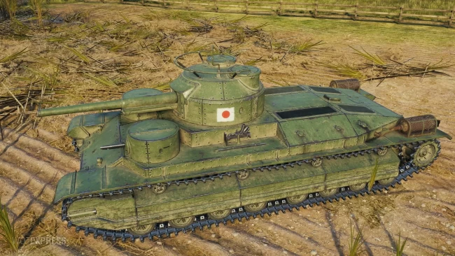 Танк Mitsu 108 из обновления 1.23.1 World of Tanks