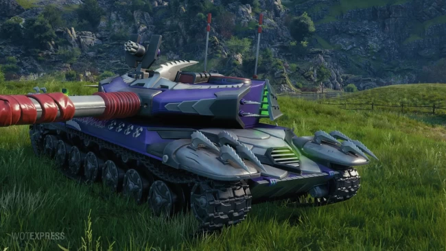 3D-стиль «Шреддермобиль» для BZ-75 в World of Tanks